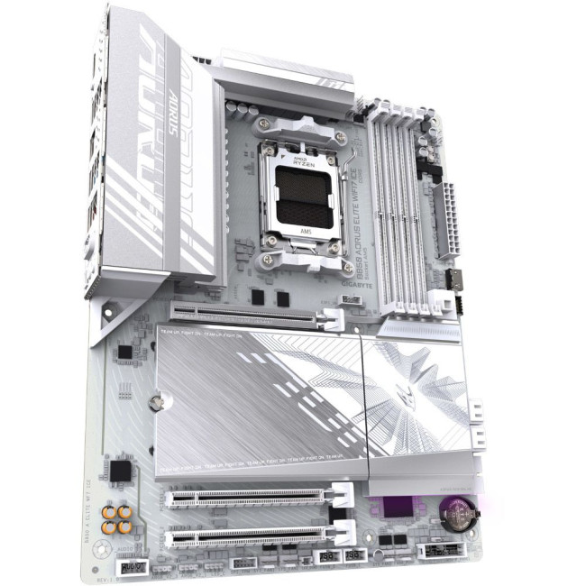 Mатеринська плата sAM5 AMD B850 DP/HDMI 3xM.2  2.5GbE LAN ATX GIGABYTE B850 AORUS ELITE WIFI7 ICE