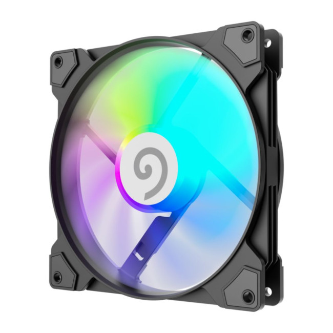 Кулер для корпусу 140 мм, 4pin(M/F)/3pin(M/F), ARGB, PWM, чорна рамка FN14A-S5 GAMEMAX FN14A-S5