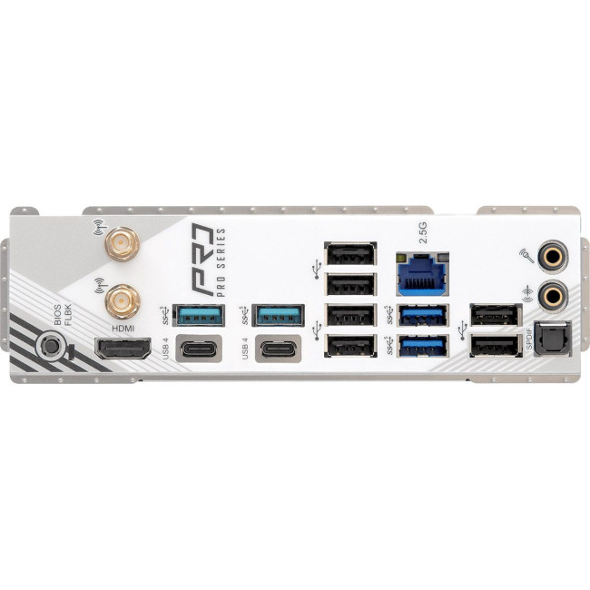 Mатеринська плата sAM5 AMD X870 4xDDR5 HDMI/2xUSB4 3xM.2 2.5GbE LAN ATX ASROCK X870 PRO RS WIFI