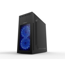 Корпус ATX без блока живленняз блакитними вентиляторами GAMEMAX MT520-FAN