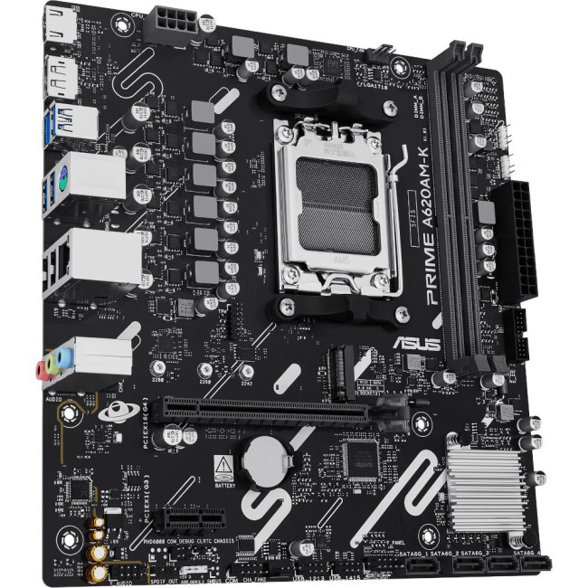 материнська плата sAM5/2DDR5/HDMI/DP/2PCIe/1M.2/4SATA ASUS PRIME A620AM-K