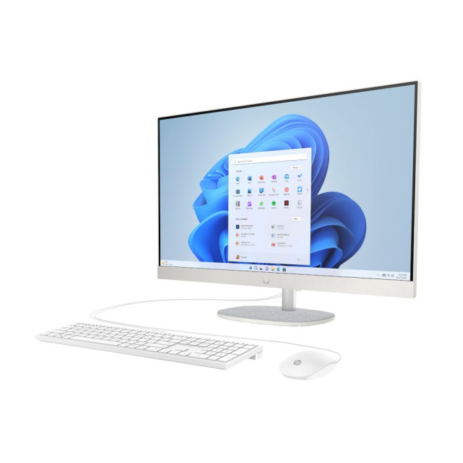 моноблок 27FI/R5 7520U/16GB DDR5/1TB/UMA/DOS/HD Cam/WK/Shell White HP All-in-One 27-cr0034ua PC (D3SB3EA)