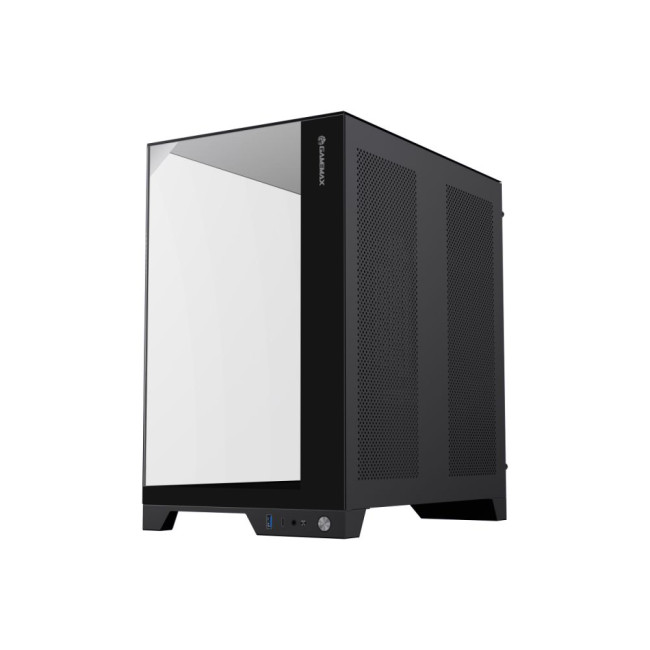 Корпус ATX без блока живлення, загартоване скло, ATX,M-ATX,ITX,VGA Card Length Up to 400 GAMEMAX Infinity Pro BK