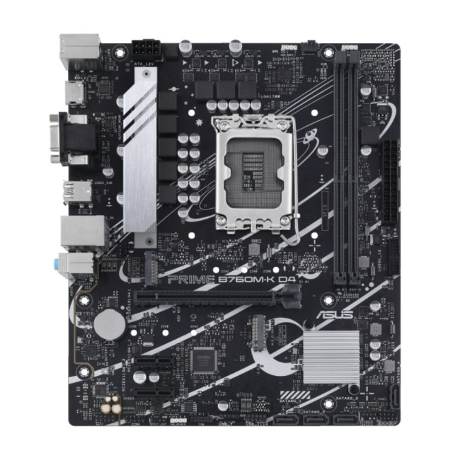 материнська плата s1700/2DDR4/VGA/HDMI/3PCIe/4SATA/2M.2/COM ASUS PRIME B760M-K D4