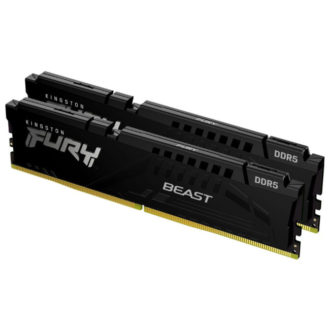 модуль пам'яті 32Gb DDR5 5200MHz Fury Beast (2x16) KINGSTON KF552C40BBK2-32