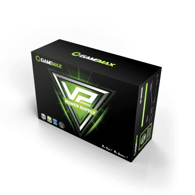 Блок живлення ATX 600W, box, APFC, 12см, 80+Bronze GAMEMAX VP-600