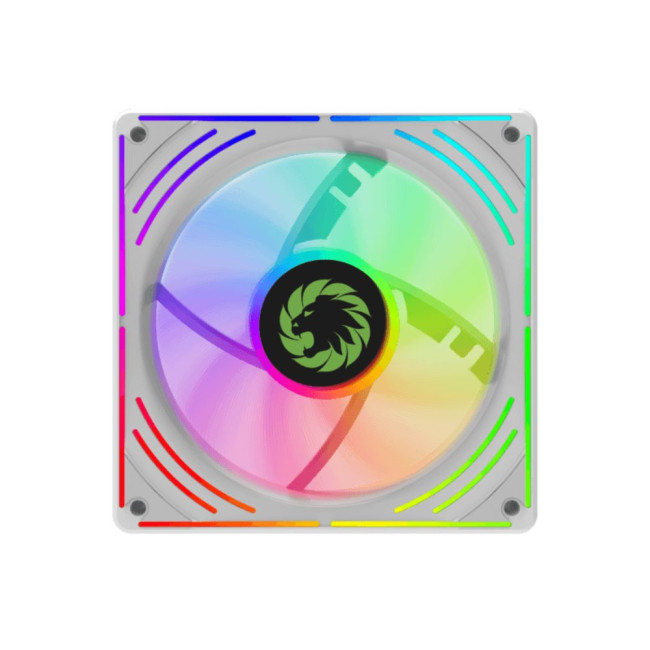 Кулер для корпусу  120мм  КІТ 3*120ммmm White frame ARGB Fan 3 in 1 Kit GAMEMAX RA300 WH