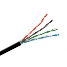 Кабель UTP кат.5е, PE, 4 пари, 4x2x0.50, 305м, чорний ДКЗ 5600