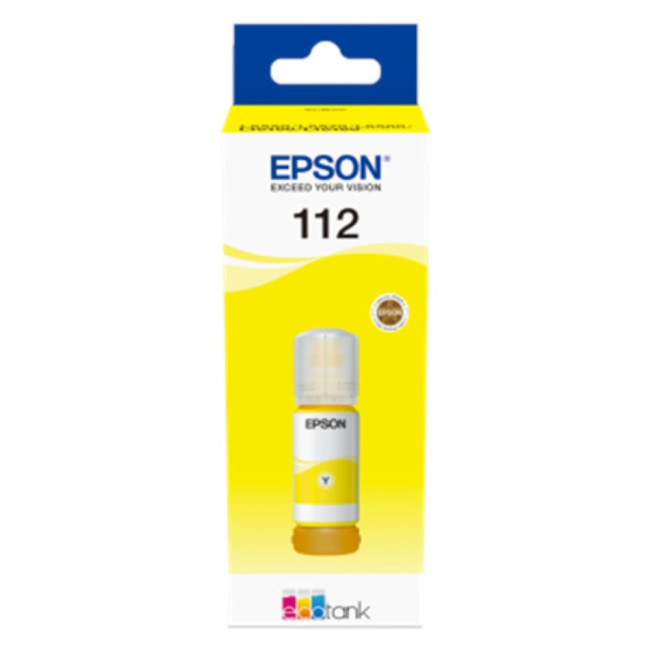 Картридж жовтий EPSON 112 EcoTank Pigment Yellow ink (C13T06C44A)