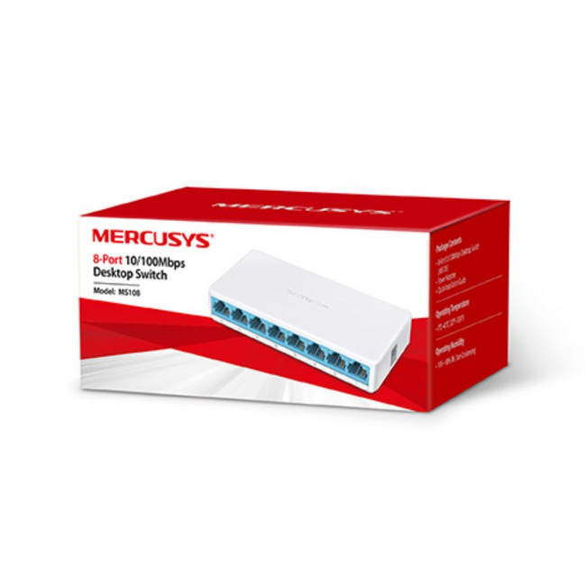 Комутатор8 ports/10, 100 MBit/s MERCUSYS MS108