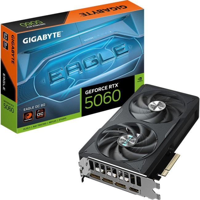 Відеокарта GIGABYTE NVIDIA GV-N5060EAGLEOC - 8GD GIGABYTE GV-N5060EAGLEOC - 8GD