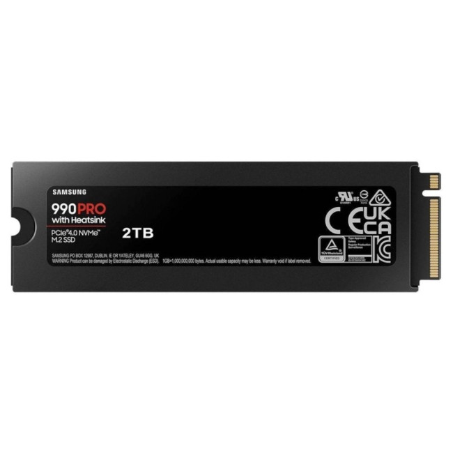 накопичувач Samsung SSD 990 PRO 2TB PCIe 4.0 M.2 (NVMe) SAMSUNG 990 PRO 2TB PCIe 4.0 (MZ-V9P2T0GW)