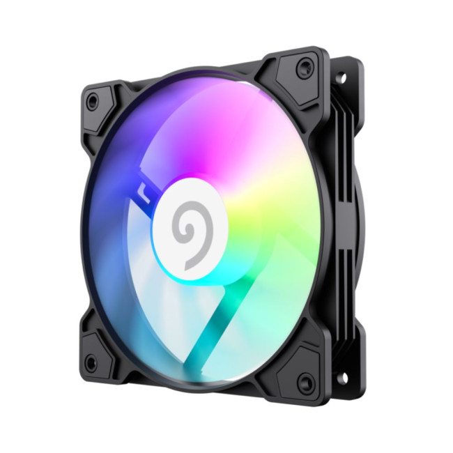 Кулер для корпусу 120 мм, 4pin(M/F)/3pin(M/F), ARGB, PWM, чорна рамка FN12A-S5 GAMEMAX FN12A-S5