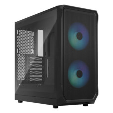 Корпус ATX без БЖ, чорний, скло Focus 2 RGB Blck TG Clear Tint FRACTAL DESIGN Focus 2 RGB Blck TG Clear Tint (FD-C-FOC2A-03)