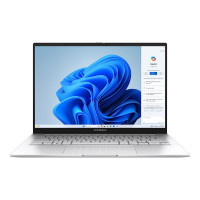 ноутбук 14FT_OLED/U9-285H/32/1TB SSD/Intel Arc/DOS/BL/Stylus/Sleeve/RJ45 adapter/Foggy Silver ASUS UX3405CA-QL291 (90NB14W4-M00BE0)