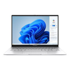ноутбук 14FT_OLED/U9-285H/32/1TB SSD/Intel Arc/DOS/BL/Stylus/Sleeve/RJ45 adapter/Foggy Silver ASUS UX3405CA-QL291 (90NB14W4-M00BE0)