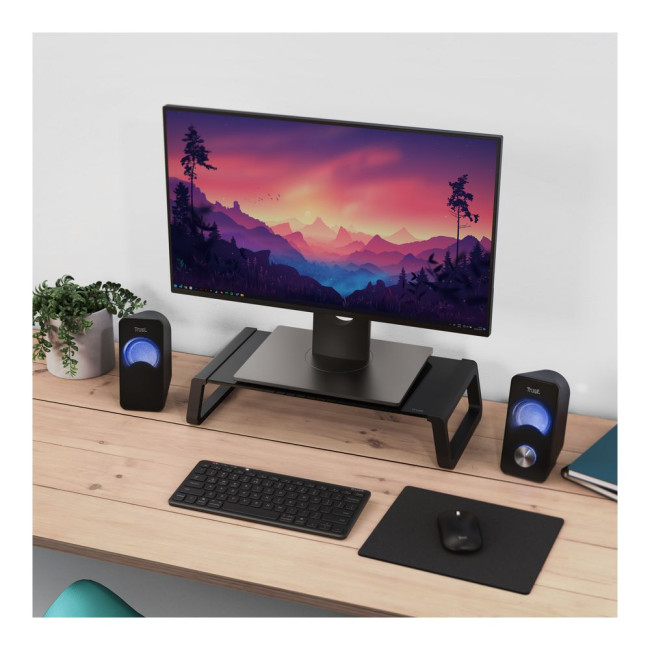 Підставка під монітор Trust Monta Glass Monitor Stand Black TRUST Monta Glass Monitor Stand Blk (25271)