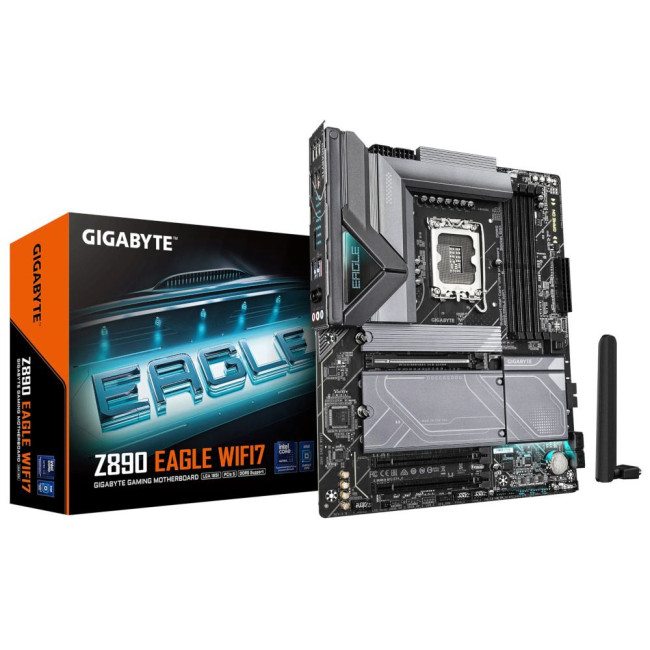 Mатеринська плата s1851 Intel Z890 DP/USB4-C  4xM.2 2.5GbE LAN ATX GIGABYTE Z890 EAGLE WIFI7