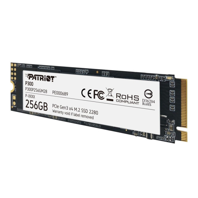 накопичувач M.2 256GB P300, NVMe 2280 PATRIOT P300P256GM28