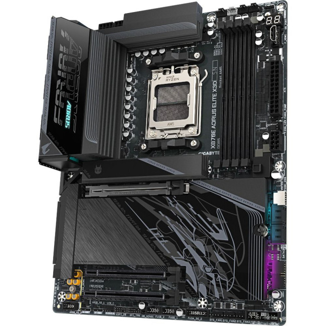 Mатеринська плата sAM5 AMD X870E 2xHDMI/2xUSB4 Type-C 4xM.2 5GbE LAN ATX GIGABYTE X870E AORUS ELITE X3D