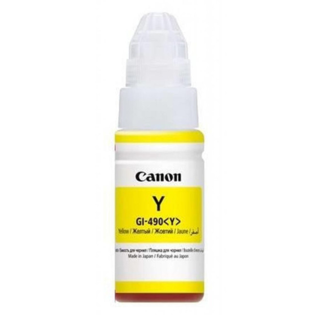 Чорнила жовті 7K CANON GI-490 Yellow (0666C001AA)