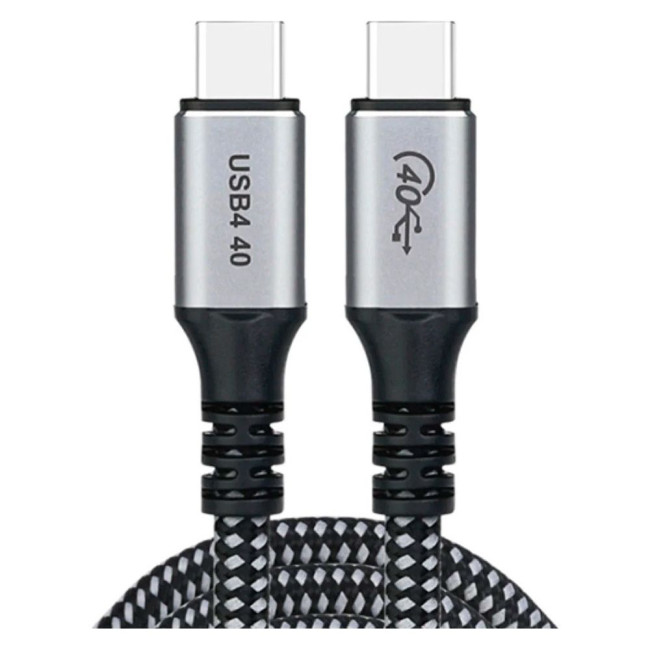 Аудіокабель Choetech USB-C 4 GEN 3 240 Вт 8K 1 м CHOETECH USB-C 4 G3 240W 8K 1m (XCC-1040)