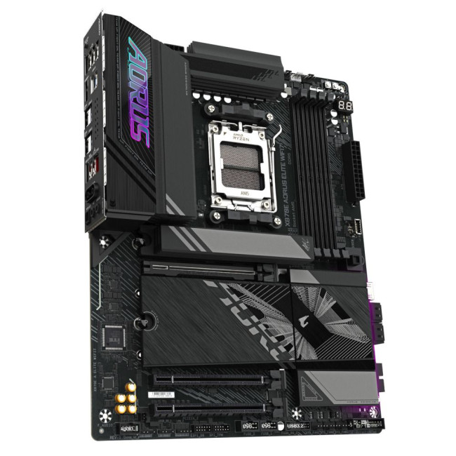 Mатеринська плата sAM5 AMD X870E HDMI 4xM.2  USB4.0 2.5GbE LAN ATX GIGABYTE X870E AORUS ELITE WIFI7