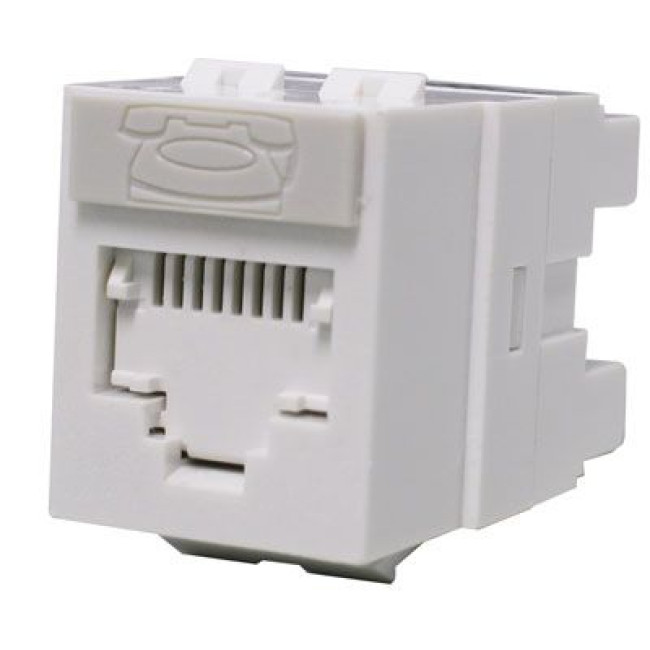 Модуль Molex DG+ RJ45 UTP, Cat 6, білий MOLEX KSJ-00018-02