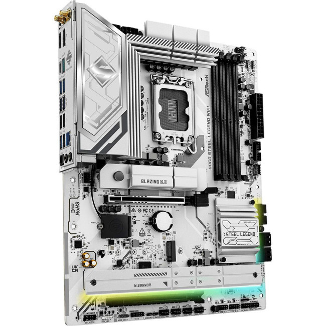 Mатеринська плата s1851 Intel B860 4xDDR5 DP/HDMI/TB4 4xM.2 2.5GbE LAN ATX ASROCK B860 STEEL LEGEND WIFI