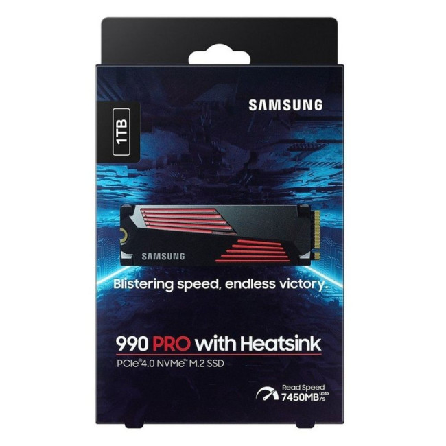 накопичувач Samsung SSD 990 PRO 1TB PCIe 4.0 M.2 (NVMe) HS SAMSUNG 990 PRO 1TB PCIe MZ-V9P1T0CW