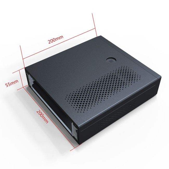 Корпус MiniITX з блоком живлення 90W GAMEMAX MT300-2U3-90W