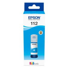 Картридж синій EPSON 112 EcoTank Pigment Cyan ink (C13T06C24A)