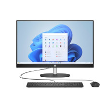 моноблок 27FI/i5-1335U/16(2x8)/512/Intel HD/DOS/HD Cam/KM/Jet Black HP All-in-One 27-cr0075ua PC (BV7Y6EA)