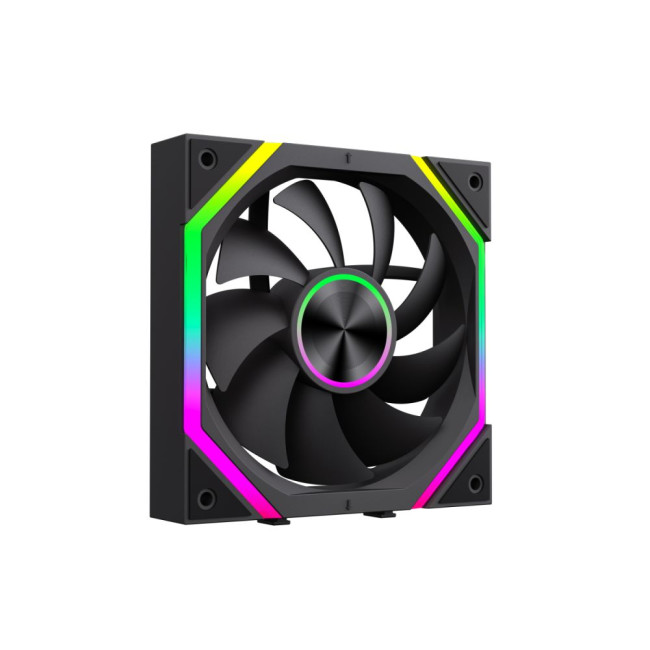 Кулер для корпусу KIT 3*120мм 3pin AURA (M/F)&4pin PWM Air Flow58,6 CFM Static Air Pressure1.98mm - GAMEMAX FN12A-N2 WL