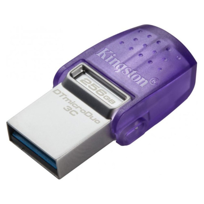 Флеш пам'ять 256GB DataTraveler microDuo 3C 200MB/s dual USB-A + USB-C KINGSTON DTDUO3CG3/256GB