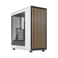 Корпус ATX без БЖ, білий, скло North Chalk White TG Clear Tint FRACTAL DESIGN North Chalk White TG Clear Tin (FD-C-NOR1C-04)