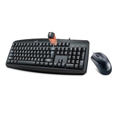 набiр миша+клавiатура дротовий USB Black UKR Smart GENIUS KM-200 (31330003410)