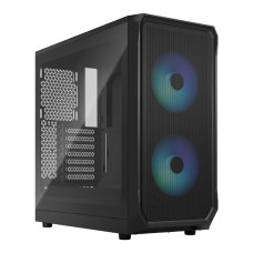 Корпус ATX без БЖ, чорний, скло Focus 2 Black TG Clear Tint FRACTAL DESIGN Focus 2 Black TG Clear Tint (FD-C-FOC2A-01)