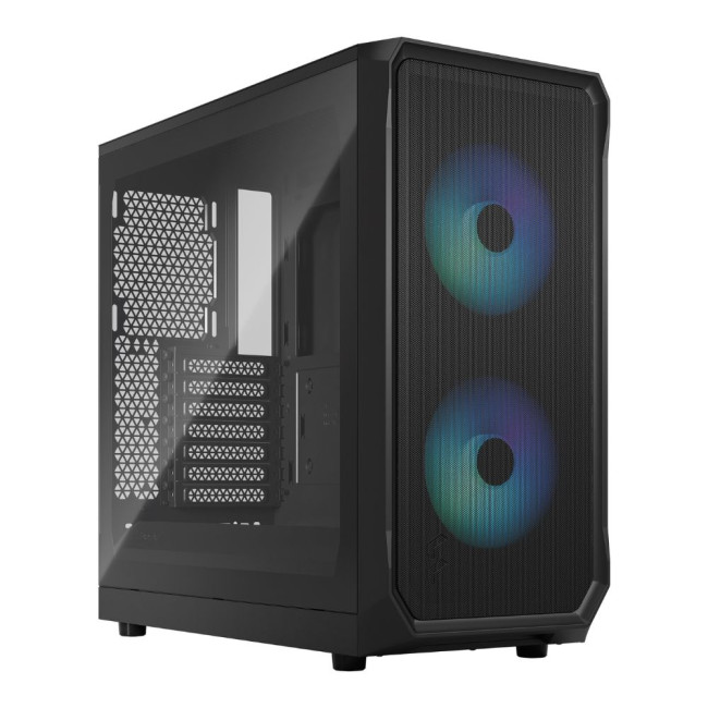 Корпус ATX без БЖ, чорний, скло Focus 2 Black TG Clear Tint FRACTAL DESIGN Focus 2 Black TG Clear Tint (FD-C-FOC2A-01)