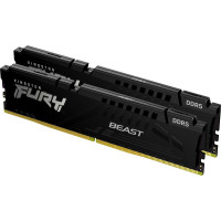 модуль пам'яті 16Gb DDR5 5600MHz Fury Beast Black (2x8) EXPO KINGSTON KF556C36BBEK2-16