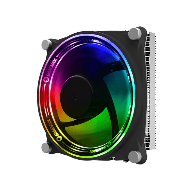 Процесорний кулер Intel:1200/115X/1366/1700/1851; AMD:FM2/FM1/AM3+/AM3/AM2+/AM2/AM4/AM5, TDP 130W GAMEMAX GAMMA300 Rainbow