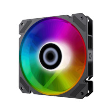 Кулер для корпусу 120 мм, 3pin(M/F)/3+4pin Molex ARGB, чорна рамка FN-12Rainbow-C9 GAMEMAX FN-12Rainbow-C9