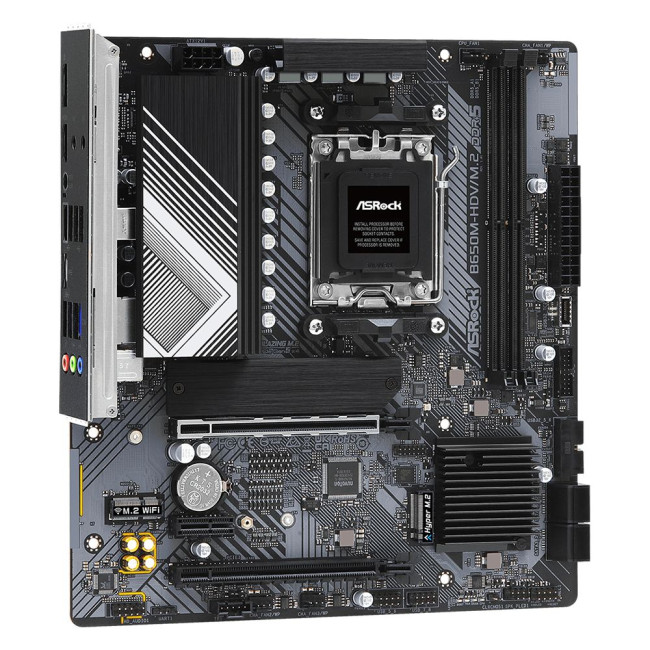 Mатеринська плата sAM5 AMD B650 HDMI/DP 3xM.2 2xDDR5 2.5GbE LAN mATX ASROCK B650M-HDV/M.2