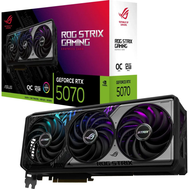 Відеокарта ASUS NVIDIA ROG-STRIX-RTX5070-O12G-GAMING ASUS ROG-STRIX-RTX5070-O12G-GAMING