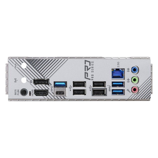 Mатеринська плата sAM5 AMD B650 HDMI/DP 3xM.2 4xDDR5 2.5GbE LAN mATX ASROCK B650M PRO RS