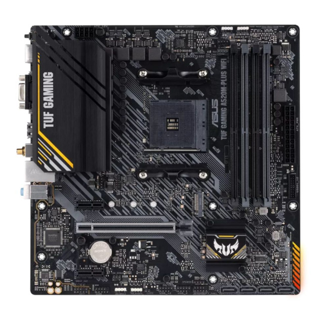 материнська плата sAM4 4DDR4/VGA/HDMI/DP/3PCIe/4SATA/1M.2 ASUS TUF GAMING A520M-PLUS WIFI