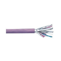 Кабель U/FTP кат.6A, LSZH, 4 пари, 500м, колір фіолетовий MOLEX CAA-0322L-VL