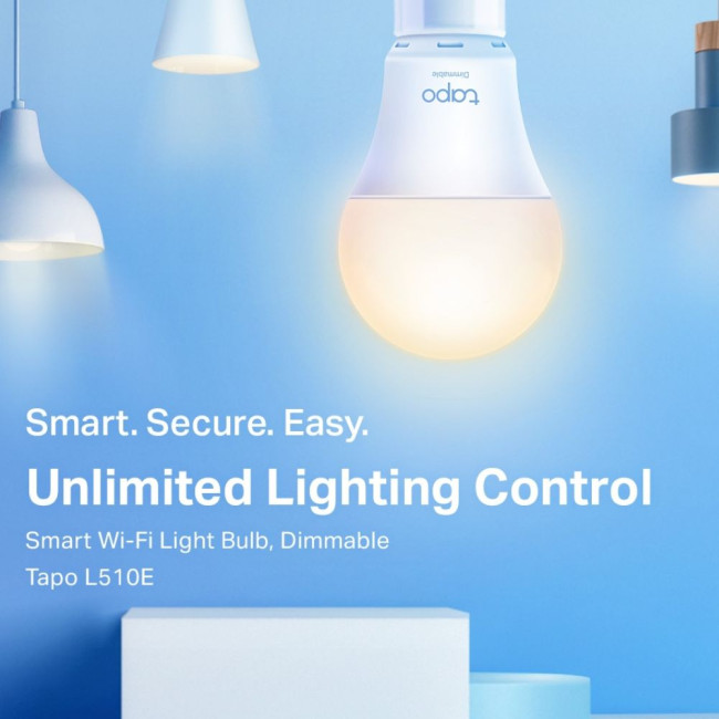Розумна LED Wi-Fi лампа з регулюванням TP-Link, Tapo L510E(2-Pack) TP-LINK Tapo L510E(2-Pack)