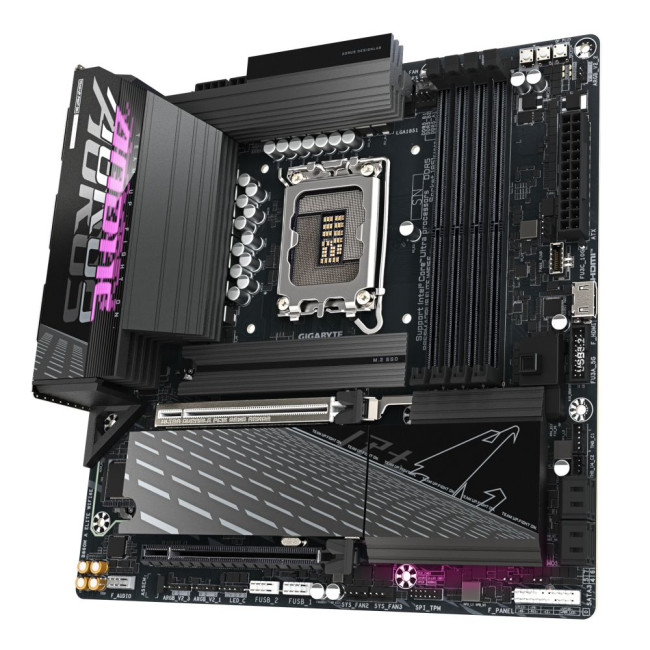 Mатеринська плата s1851 Intel B860 DP/2хHDMI/USB4-C  3xM.2 2.5GbE LAN mATX GIGABYTE B860M AORUS ELITE WIFI6E