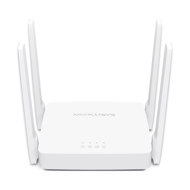 Бездротовий двохдіапазонний маршрутизатор AC1200867Mbps at 5GHz+300Mbps at 2.4GHz,10/100M WAN + 2x MERCUSYS AC10